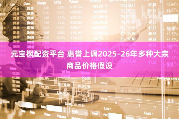 元宝枫配资平台 惠誉上调2025-26年多种大宗商品价格假设